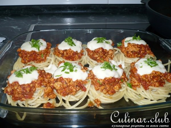 Spaghetti bolognese- 