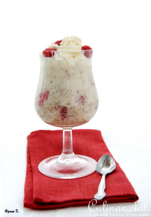   "  " (Cranachan with raspberries) 