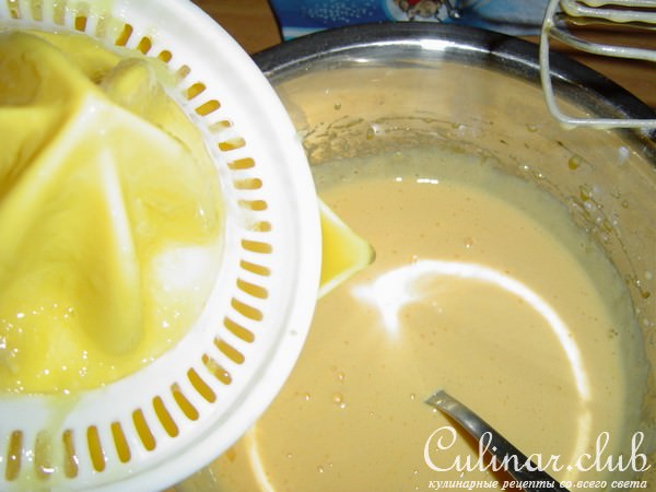 Лимонное семифредо(замороженный десерт) 