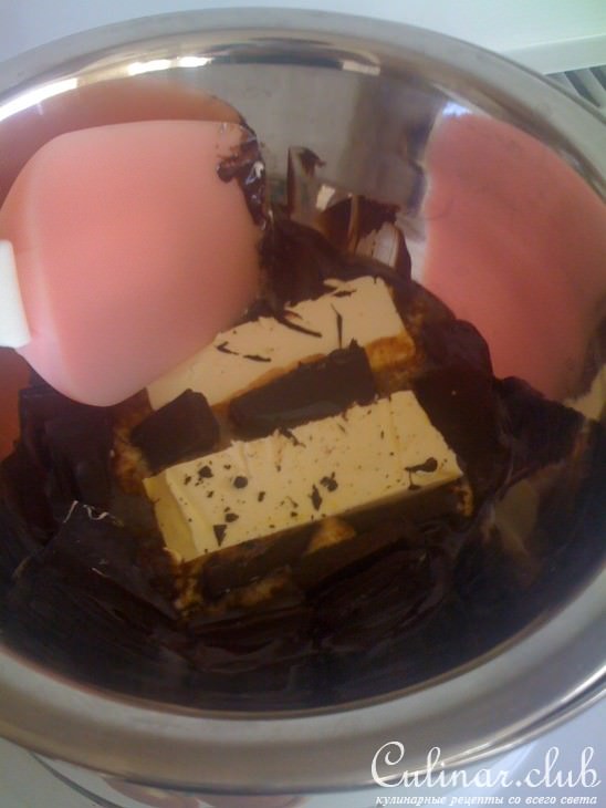 Торт "Сливочное суфле на шоколадной основе "Брауни" 