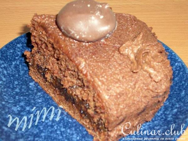шоколадный торт "ромовая слива" 