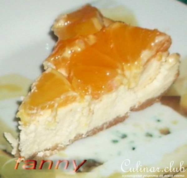   (Cheese cake alle arance) 
