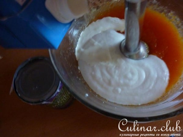 Морковно-ананасовое мороженое на кокосовом молоке 