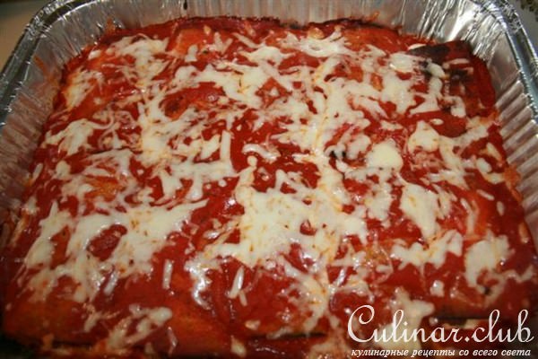 BAKED EGGPLANT ROLLATINI. 