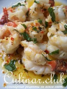 Mint-Marinated Shrimp /    