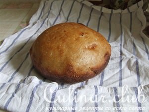 Простой домашний хлеб на закваске