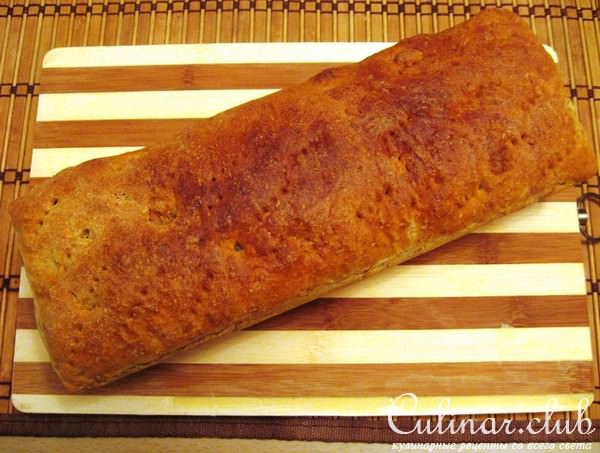 Постный «полосатый» хлеб 