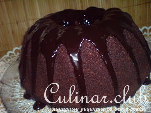 Шоколадно-ореховый кекс 