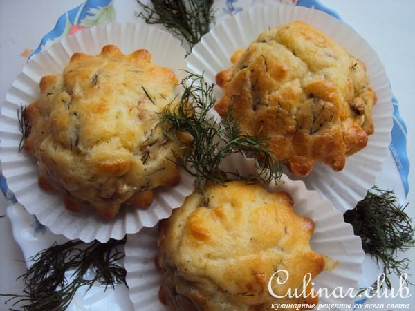       (Cake au poisson fum et la feta) 