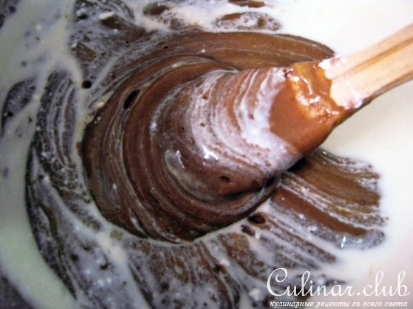 Шоколадно-лаймовый кекс с сердечком внутри "Сладкое признание" (дуэль) 