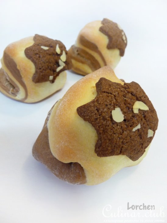 Cocoa marble cookie bread  ""  