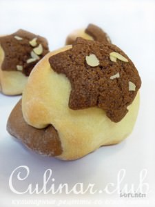 Cocoa marble cookie bread  