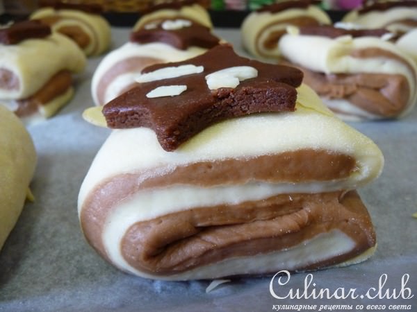 Cocoa marble cookie bread  ""  