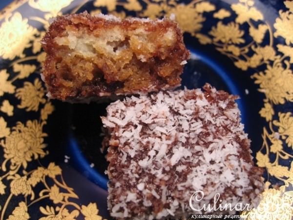   Mocha Lamingtons 