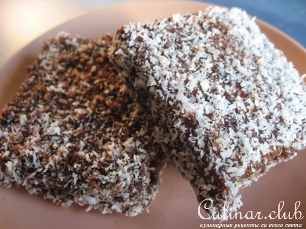   Mocha Lamingtons 