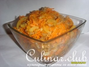 Салат из говядины с корейской морковью