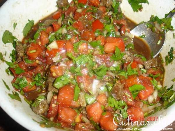 Салат с соевым мясом 🥗 - рецепт автора Надя Сова