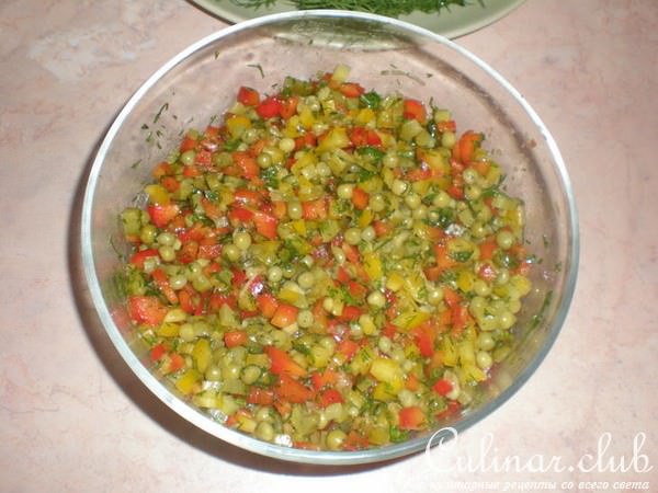 Овощной салат «Бисер» 