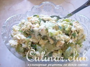 Салат из кабачков и цветной капусты