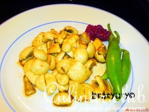 Салат из сырых грибов - дождевиков и шампиньонов