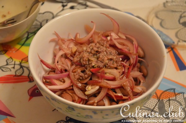     (Insalata di fagioli alla romana) 