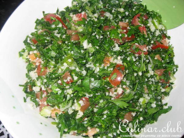 Tabbouleh or    