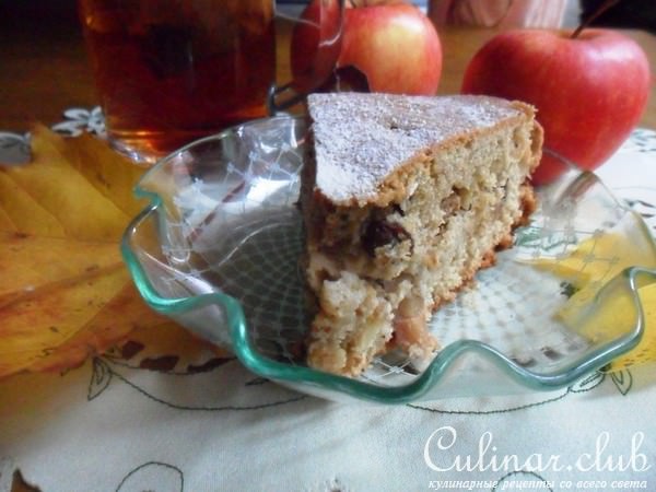 Овсяный пирог с яблоками "Осенины" для Светочки - Svett66 