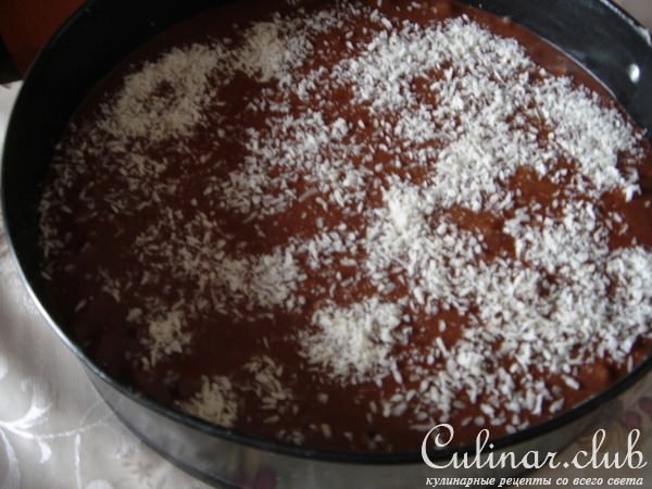 Шоколадно - кокосовый торт(турецкий шоколадный пирог) 