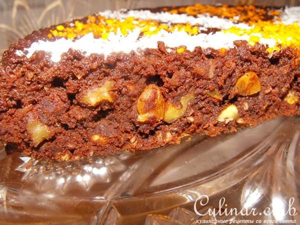 Шоколадно-кокосовый торт (без муки) 