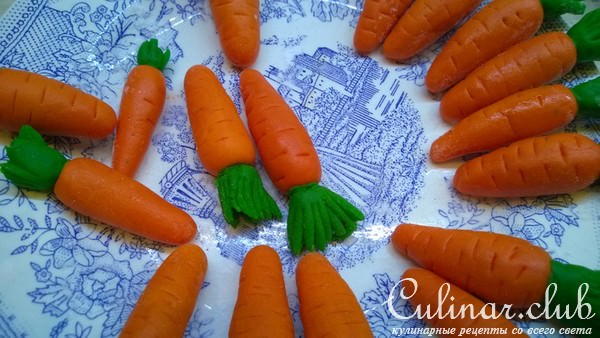 Торт "Кролик любит морковку" 
