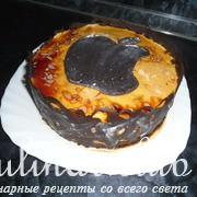 Яблочно-карамельный торт с Яблочным суфле 