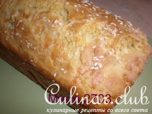 Хлеб - Кекс с сыром (просто и быстро)