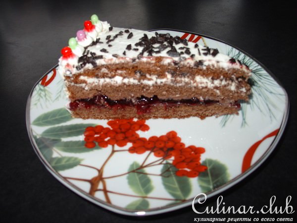   (Preiselbeer Torte) 