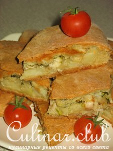 Рыбный пирог с  пангасиусом и  картофелем